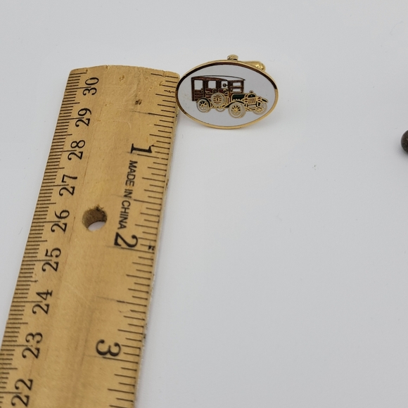 Vintage Ford Model T Enamel Cuff Links - Picture 7 of 8